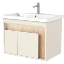 Дабер Тумба под умывальник 016 WeltWasser Deilbach 7517-70 Т16.7W.0.18_light (с подсветкой, бежевый/дуб бардолино)