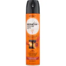 Лак для укладки волос Витэкс Keratin&Жидкий шелк Укр. и блеск Суперсильная эластич. фиксация (300мл)