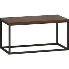 Стол журнальный LoftyHome Бервин Black, коричневый