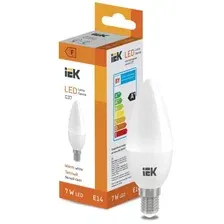 Светодиодная лампочка IEK LED Candle C37 600lm 3000K E14