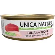 Unica Natura Консерва для кошек (Тунец, форель) 70 г