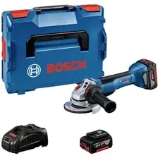 Угловая шлифмашина Bosch GWS 18V-10 P Professional 06019J4101 (с 2-мя АКБ, кейс)