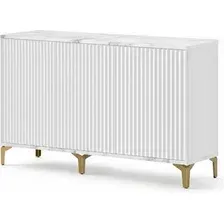 Комод Shtabe Royal 5051 эко (мрамор каррара-золото)