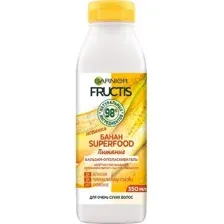 Бальзам-ополаскиватель для волос FRUCTIS Superfood Банан питательный для очень сухих волос, 350 мл