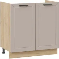 Шкаф напольный Трия Лорас 1Н8М (дуб крафт золотой/холст латте)