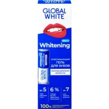Гель для зубов Global White Отбеливающий 6%, 5 мл