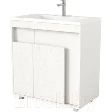Тумба под умывальник Дабер 015 WeltWasser Deilbach 7517-60 / Т15.6W.0.5 (белый древесный)
