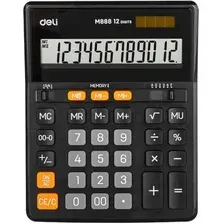 Калькулятор Deli М888 (черный)