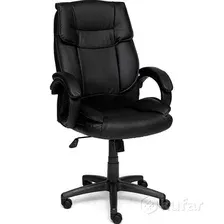 Офисное кресло TetChair Oreon (иск.кожа, черный/черный перфорированный)