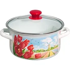 Кастрюля КМЗ Страна тюльпанов Экстра 51904-382/4.02