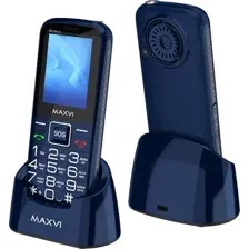 Кнопочный телефон Maxvi B21ds Up (синий)