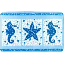 Коврик для ванной Tatkraft Marine Motifs 14916