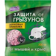 Средство для борьбы с вредителями Прошка Домовой Зерновая приманка (200г)