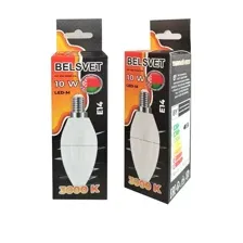 Лампа светодиодная Белсвет LED-M C37 10Вт E14 3000K