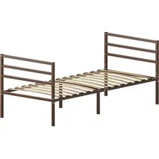 Кровать Домаклево Металика Г3+Г3 80х190 (коричневый)
