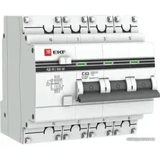Дифференциальный автомат EKF PROxima АД-32 6330 4p DA32-63-30-4p-pro
