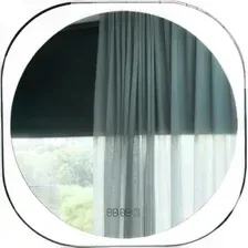 Пекам Зеркало Anna 80x80 anna-80x80scl (с подсветкой, с сенсором на прикосновение, часами)