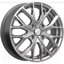 Литой диск K&K Лилиом 16x6" 4x100мм DIA 54.1мм ET 49мм Дарк платинум