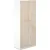Шкаф распашной Norden 80x40x183.3 AG.221.WH.WH.AN (белый/антрацит)