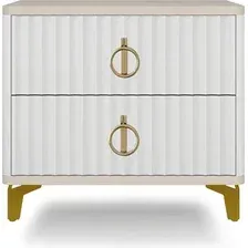 Тумба Shtabe Royal 5103 эко (макиато/золото/р.золото)