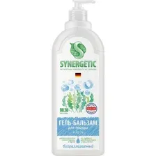Гель-бальзам для мытья посуды Synergetic Pure 0%, 1 л