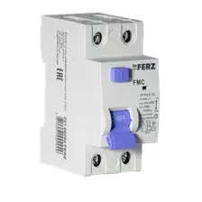 Устройство защитного отключения Dr.Ferz FMC-1P+N 63A 30mA 6kA AC 2M 22100292FERZ