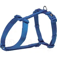 Шлея Trixie Premium H-harness 203402 (M/L, синий)
