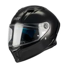 Мотошлем MT Helmets Stinger 2 Puree (M, черный глянец)