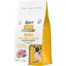 Сухой корм для собак Брит Кеа Mini Dog Puppy&Junior Healthy Growth Monoprotein / 6010704 (400г)