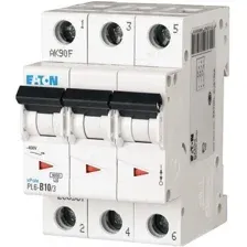 Выключатель автоматический Eaton PL6 3P 10А C 6кА 3M 286599