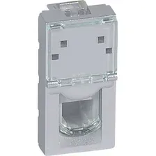 Розетка Legrand Mosaic 79231 (алюминий)
