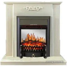 Каминокомплект Smolcom Lumsden STD-ASP с RealFlame Fobos-S Lux BL LT (белый ваниль)