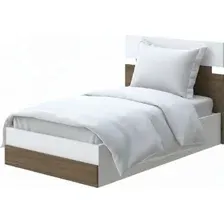 Кровать PROxSON Milton с ПМ 90x200 (белый/ясень шимо темный)