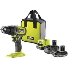 Ударная дрель-шуруповерт Ryobi RPD18-2C52S 5133005526 (с 2-мя АКБ 2 Ач5 Ач, сумка)