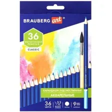 Набор акварельных карандашей BRAUBERG Art Classic 181531 (36 цв)