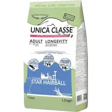 Сухой корм для кошек Unica Classe Special Care Condition Adult Longevity Star Hairball Trout 1.5 кг