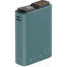 Портативное зарядное устройство Olmio QS-10 10000mAh / 039185 (зеленый)