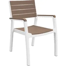 Стул Harmony Armchair белый/капучино