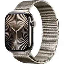 Умные часы Apple Watch Series 10 LTE 42 мм (титановый корпус, титановый/титановый, миланская петля)