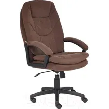 Офисное кресло TetChair Comfort LT флок (коричневый)