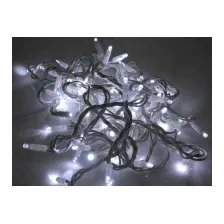Светодиодная гирлянда ULED Стринг-лайт / ULED-SL-100-220V-(W-F-W/W)