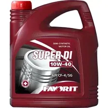 Моторное масло Favorit Super DI 10W40 API CF-4/SG / 54951 (4.5л)