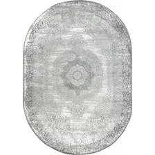 Ковер для жилой комнаты Safyun Eva LZ140-LIGHT-GREY-OVAL (2x3)