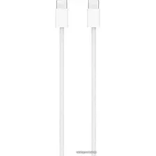 Кабель Apple USB 2.0 Type-C - USB 2.0 Type-C 60W (1 м, в оплетке, белый)