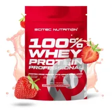 Scitec Nutrition 100% Whey Protein Professional 1000 грамм (Клубника)