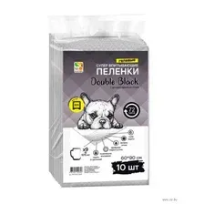Пеленки для собак "Double Black" (10 шт.; 600х900 мм)