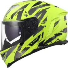 Мотошлем LS2 FF818 Storm III Kaos (XL, желтый)