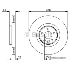 Тормозной диск Bosch 0986479395