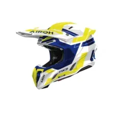 Мотошлем Airoh Twist 3 Dynasty TW3DI31-XXL (XXL, синий/желтый глянец)