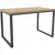 Стол Hype Mebel Чикаго 120x60 (черный/дуб галифакс натуральный)